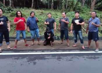 Diduga Cabuli Anak 9 Tahun, Opa Jhon Di Amankan  Tim Resmob Minahasa