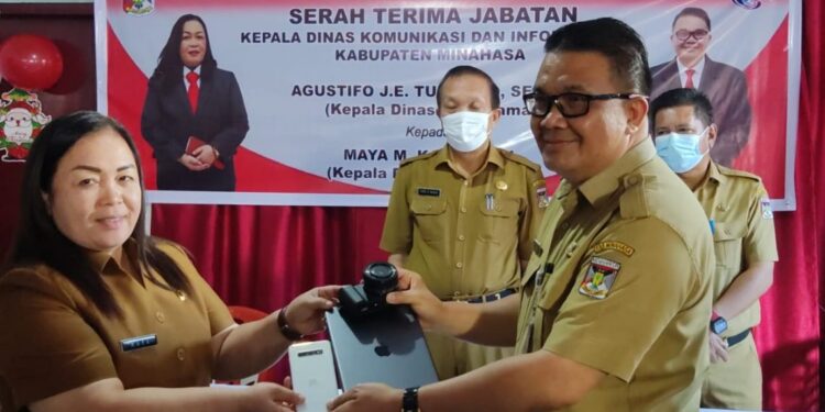 Pimpin Sertijab Kadis Baru, Sekda Muntu Minta Kainde Berkerja Dengan Tanggungjawab