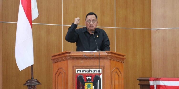 DPRD Minahasa Gelar Paripurna Tentang Ranperda APBD Kabupaten Minahasa TA 2023