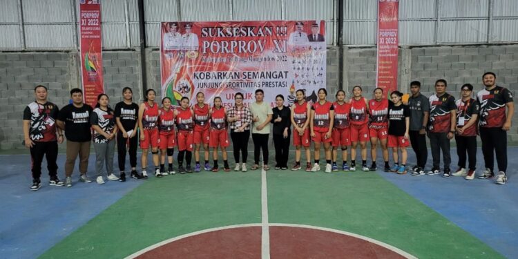 Porprov Sulut. Kalahkan Tim Unggulan, Basket Putri Minahasa Melaju Ke Final