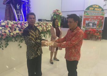 Pemerintah Desa Kiawa Satu Utara Gelar Perayaan Natal