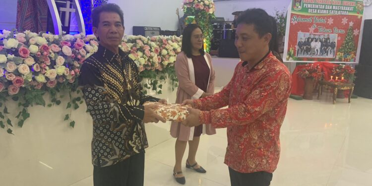 Pemerintah Desa Kiawa Satu Utara Gelar Perayaan Natal