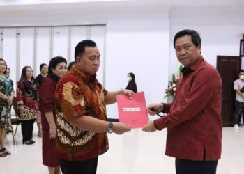 Wakil Bupati Robby Dikukuhkan Sebagai Ketua Tim Percepatan Penurunan Stunting Kabupaten Minahasa