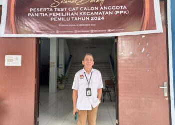 KPU Minahasa Gelar Tes Tertulis Calon Panitia Pemilihan Kecamatan