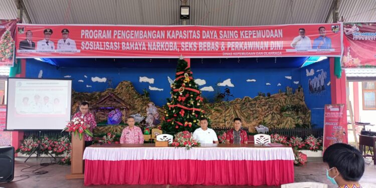Pentingnya Pemahaman Tentang Bahaya Narkoba, Dispora Minahasa Gelar Sosialisasi Pada Pelajar