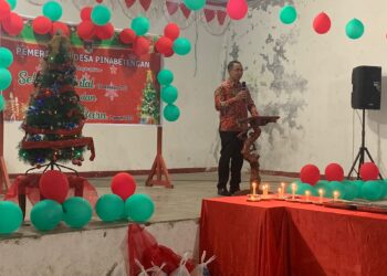 Pemdes Pinabetengan Gelar Ibadah Natal 