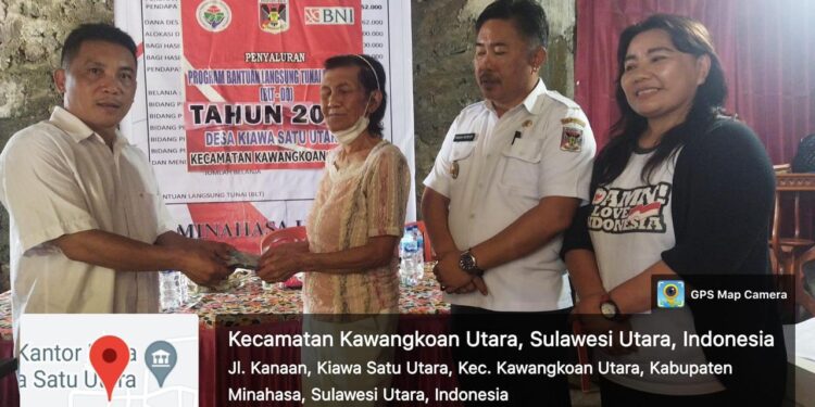 Pemdes Kiawa Satu Utara Salurkan BLT DD Untuk Bulan Oktober dan November  