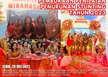 Sekda Minahasa Hadiri Kegiatan Penilaian Hasil Kinerja Terhadap 8 Aksi Konvergensi Percepatan Penurunan Stunting