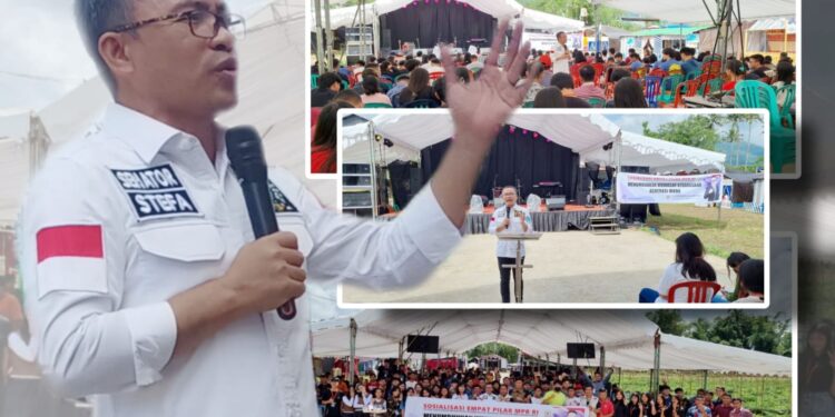 Sosialisasi Empat Pilar MPR RI, SBAN Liow Ajak Pemuda/Remaja GSJA Sulut dan Gorontalo Miliki Wawasan Kebangsaan