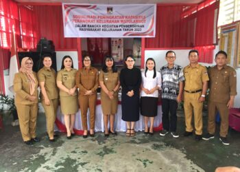 Kecamatan Tondano Barat Gelar Sosialisasi Peningkatan Kapasitas Perangkat di Kelurahan Watulambot