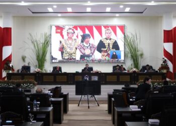 Dihadiri Bupati ROR, DPRD Minahasa Gelar Rapat Paripurna Dalam Rangka Mendengarkan Pidato Kenegaraan Perisden RI 