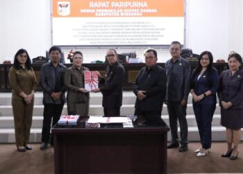 DPRD Minahasa Gelar Paripurna Tutup Buka Masa Persidangan Tahun 2023