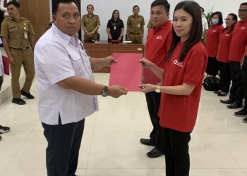 Pengurus PMI Kecamatan Se- Kabupaten Minahasa Dilantik 