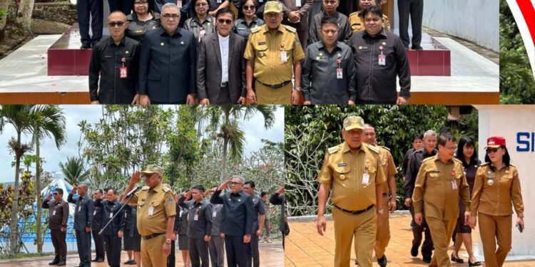 Riviva Maringka Dampingi Gubernur Olly Ziarah Ke Makam Gubernur Sulut Periode 1945-1949