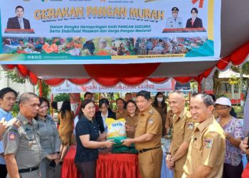 Antisipasi Kesulitan Pangan, Pemkab Minahasa Gelar Pasar Murah