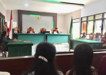 PN Tondano Bacakan Putusan Gugatan Sengkata Tanah Di Kelurahan Talete Dua