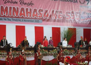DPRD Paripurnakan HUT Kabupaten Minahasa Ke 595 Tahun