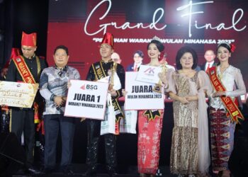 Emilio Kapoyos dan Janice Tompudung Dinobatkan Sebagai Waraney Wulan Minahasa