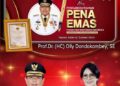 Bupati Kumendong Bangga Gubernur Olly Terima Pena Emas Dari PWI