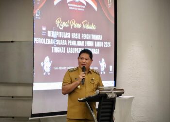 Hadiri Rapat Pleno, Bupati Kumendong : KPU Minahasa Telah Jalankan Tahapan Dengan Baik