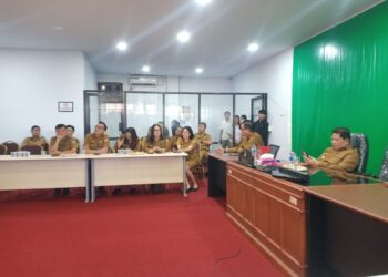 Dipimpin Irjen Kemendagri,  Pj Bupati Minahasa Ikut Rakoor Pengendalian Inflasi 