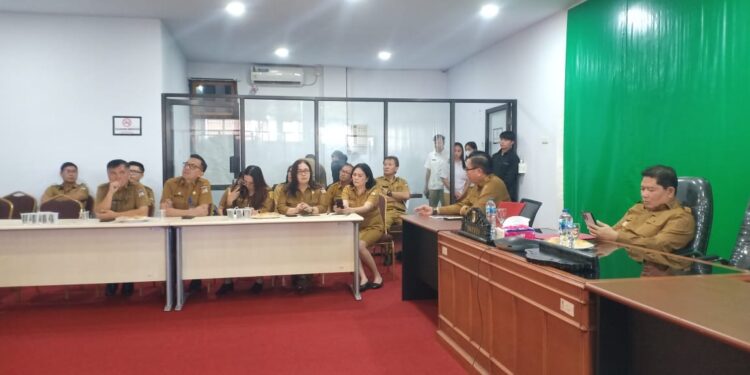Dipimpin Irjen Kemendagri,  Pj Bupati Minahasa Ikut Rakoor Pengendalian Inflasi 