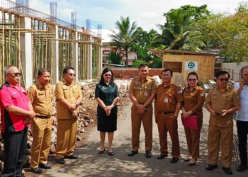 Pembangunan Gedung Baru Dinas Perpustakaan Kabupaten Minahasa Telan Anggaran 9,5 M