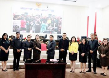 Dipimpin Glady Kandouw. DPRD Minahasa  Gelar Rapat Paripurna Bahas Ranperda Kepariwisataan