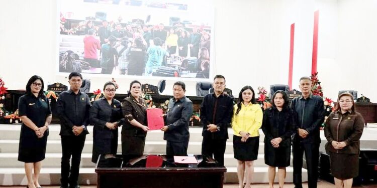 Dipimpin Glady Kandouw. DPRD Minahasa  Gelar Rapat Paripurna Bahas Ranperda Kepariwisataan