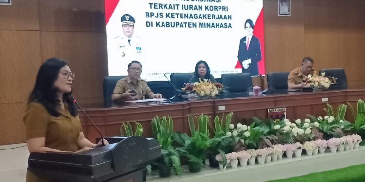 Sekda Minahasa Buka Rakoor Terkait Iuran KORPRI BPJS Ketenagakerjaan