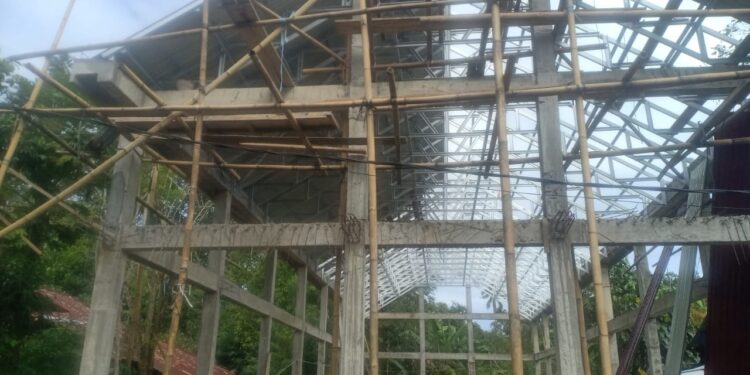 Pembangunan Gedung Olahraga Di Desa Sawangan Tahun Ini Rampung