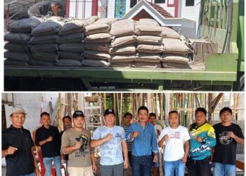 Lagi, Keluarga Ronald Kandoli-Atou Bantu Pembangunan Pastori GMIM Eklesia Basaan