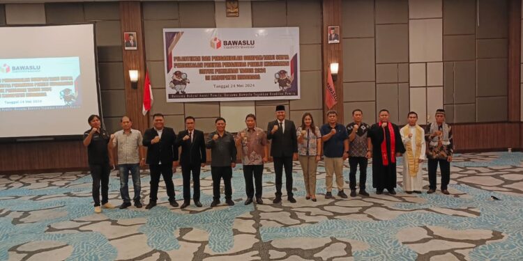 75 Panwascam Se-Minahasa Dilantik, Kumendong Minta Pengawasan Di Pilkada Harus Profesinoal dan Netral 