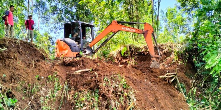 Tahun 2023 Kiawa Satu Utara Bangun Usaha Tani Sepanjang 700 Meter