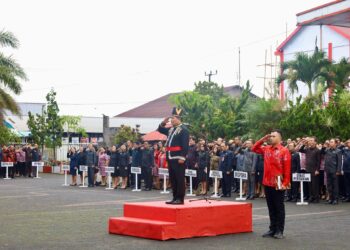Peringati HARDIKNAS Pj Bupati Minahasa Bacakan Sambutan Kemendikbudristek RI