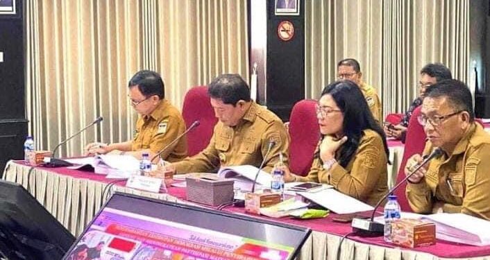 Digelar Kemendagri, Pj Bupati Minahasa Ikuti Evaluasi Kinerja 