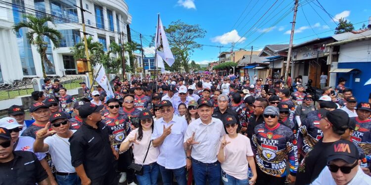 40 Ribu Warga Kota Tomohon Dukung WL-MM