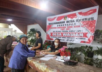 19 KPM Di Desa Wasian Terima BLT Tahap Oktober, November dan Desember