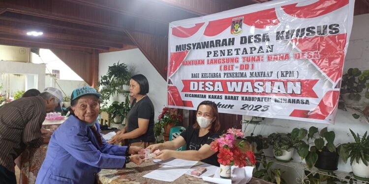 19 KPM Di Desa Wasian Terima BLT Tahap Oktober, November dan Desember