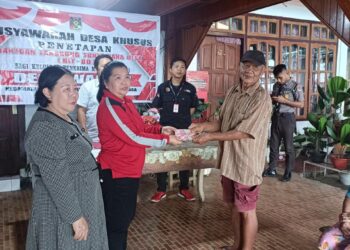 Pemdes Wasian Salurkan BLT Juli, Agustus dan September Kepada 19 KPM