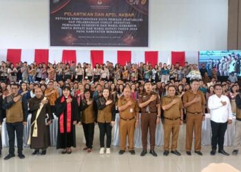 Usai Dilantik, 956 Pantarlih Diminta Kerjakan Tugas Dengan Penuh Tanggung Jawab 