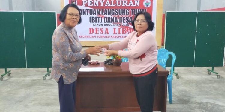Pemdes Liba Sukses Salurkan BLT Tahap Dua