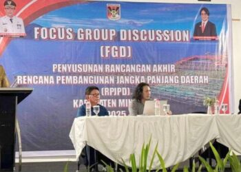 Asisten  Tanor Buka Kegitan FGD RPJPD Kabupaten Minahasa Tahun 2025-2045