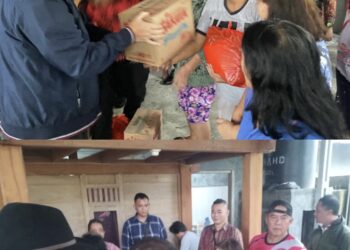 Kandouw – Kumendong Kompak Bantu Warga Terkena Musiba Banjir