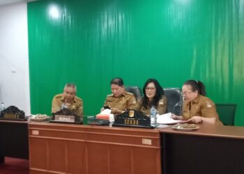 Bupati dan Sekda Minahasa Ikuti Rakoor TPID