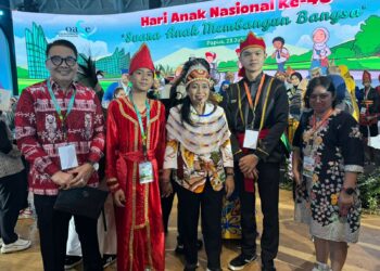 Wakili Bupati Minahasa, Tumundo Hadiri Acara Puncak HAN Ke 40 di Papua