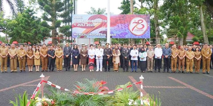 Bupati Minahasa Ikuti Upacara Hari Bhayangkara Ke -78