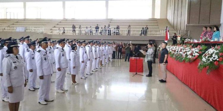 98 Hukum Tua di Minahasa Dikukuhkan. Masa Jabatan Menjadi 8 Tahun 