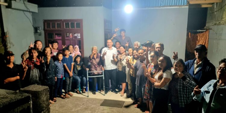 Penuhi Undangan Pasangan Calon WL-MM, Disambut Antusias Warga Kota Tomohon