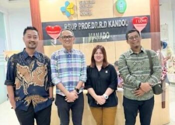 KPU Minahasa Patau Tiga Pasangan Bakal Calon Bupati dan Wakil Minahasa Lakukan Tes Kesehatan